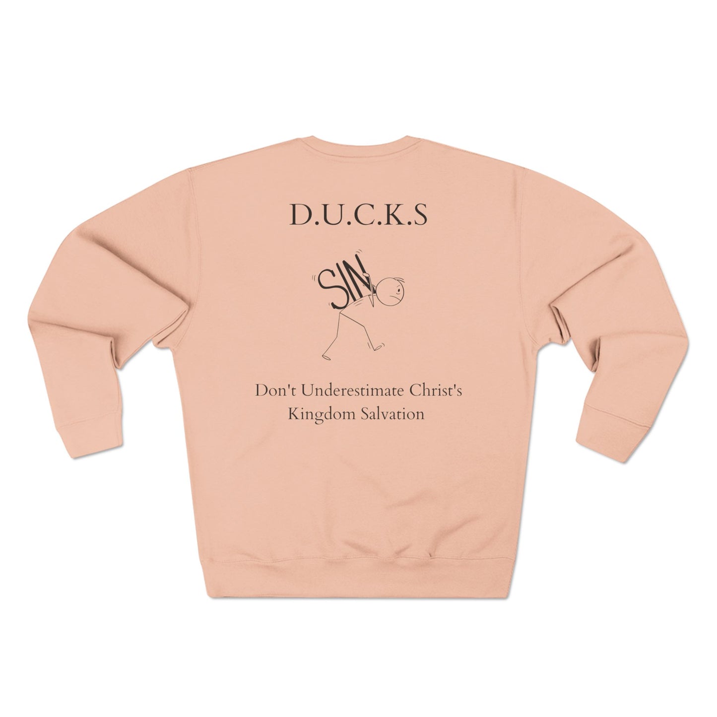 DUCKS Christian Black Crewneck