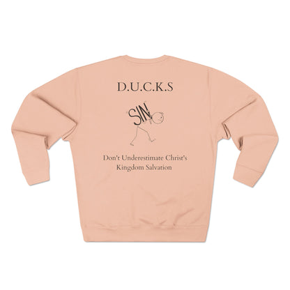 DUCKS Christian Black Crewneck