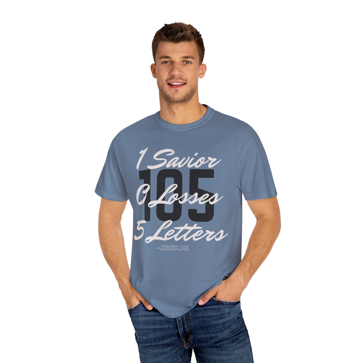 Adult 105 Christian White and Black Letters