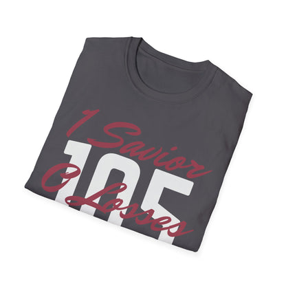 Adult 105 Christian Marron and White Letters