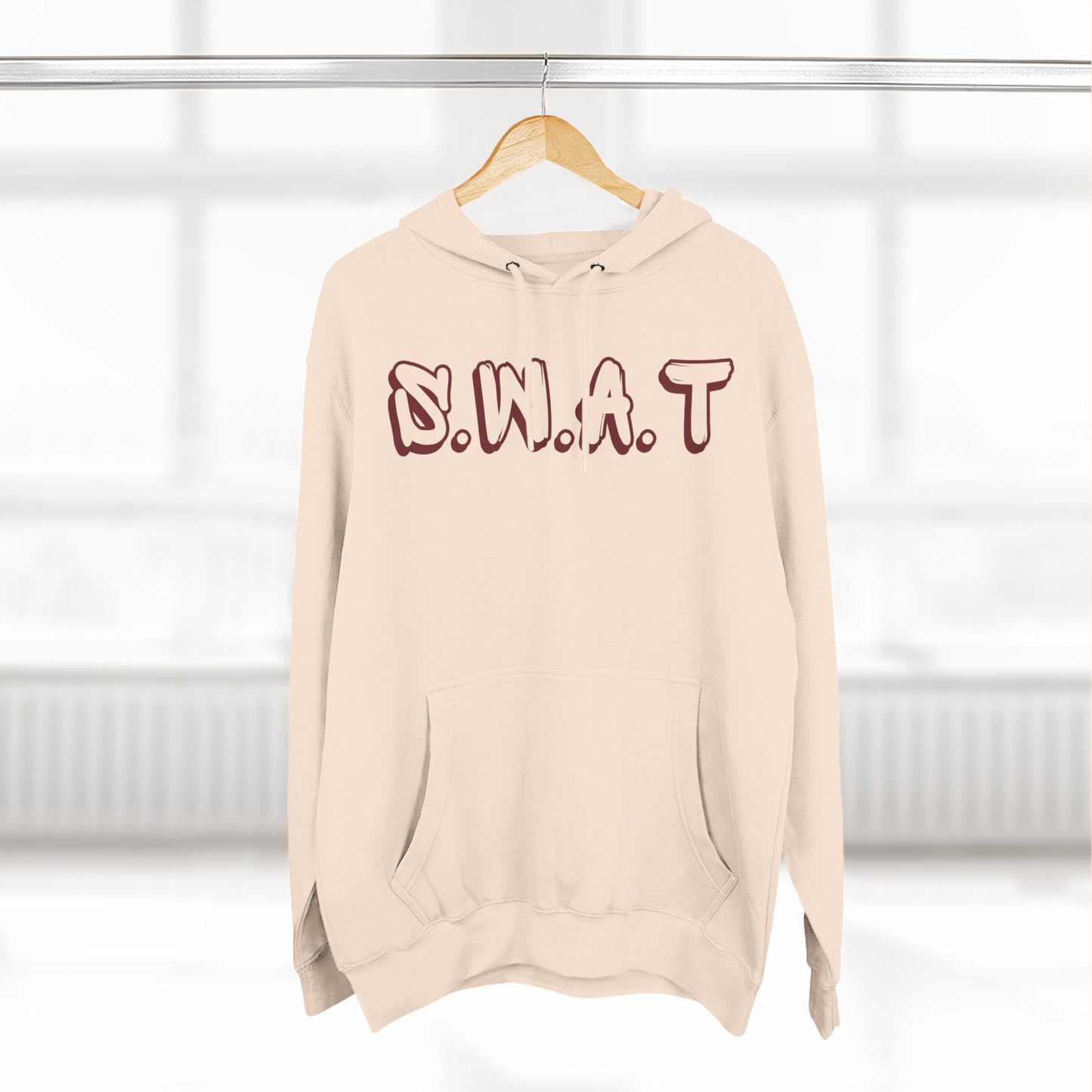 Swat Christian Marron Words Hoodie
