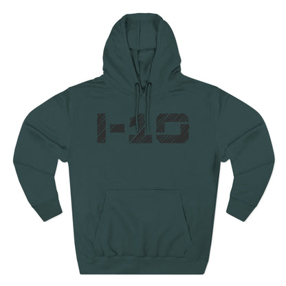 I-10 Christian Black Words Hoodie