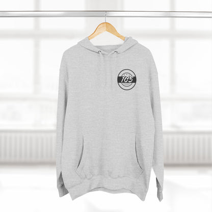 Adult 105 Christian Black and White Letters Hoodie