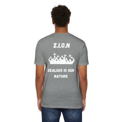 Adult Zion White Words & Image