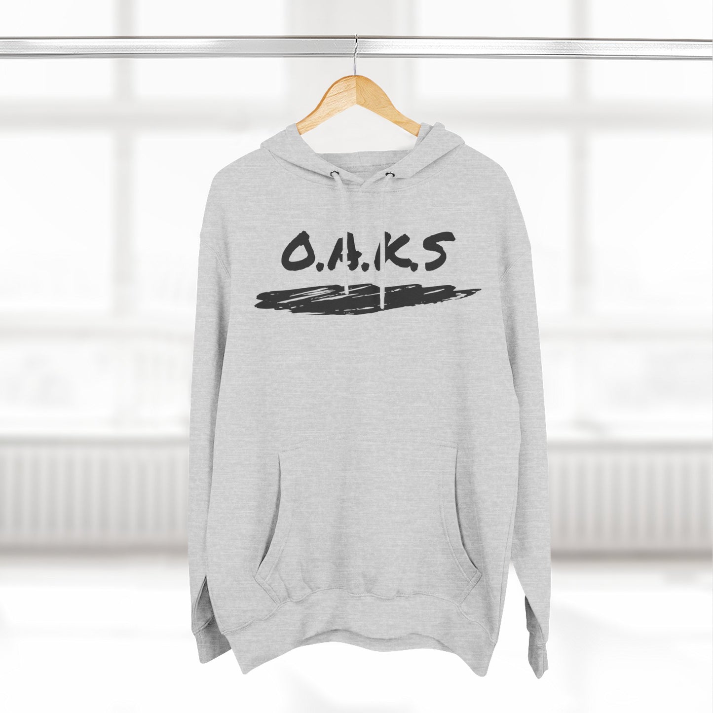 Adult Oaks Christian Black Pullover Hoodie