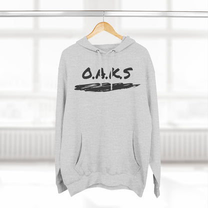 Adult Oaks Christian Black Pullover Hoodie