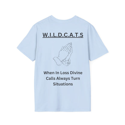 Wildcats Christian Black Letters & Picture