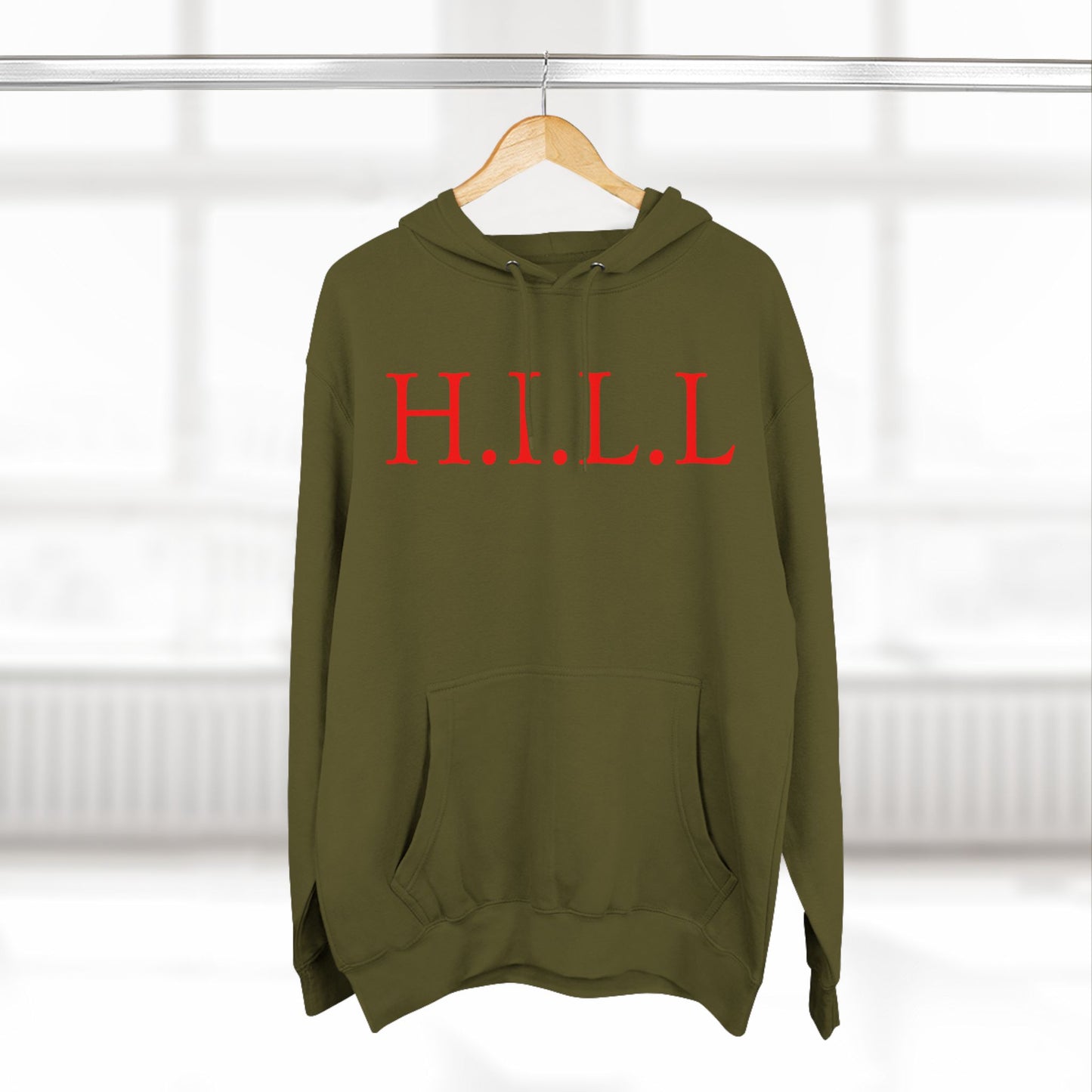 Hill Christian Red Words Hoodie
