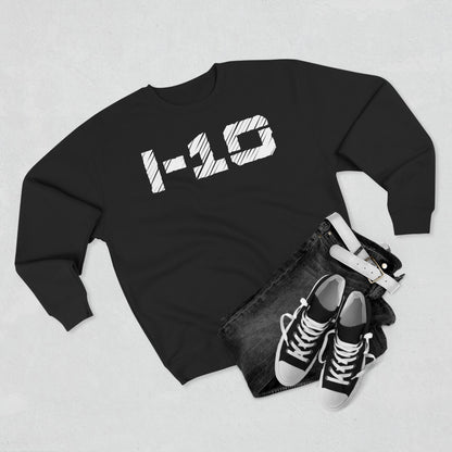 Adult I-10 Christian White Words Crewneck