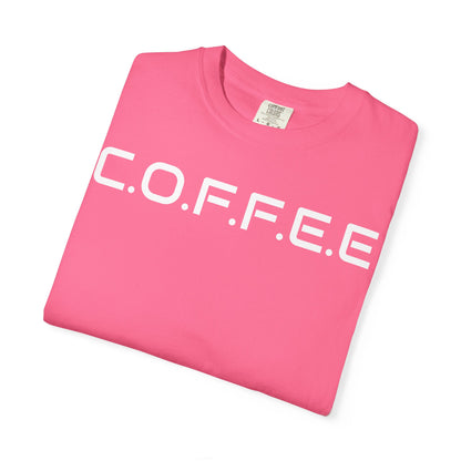 Adult Coffee Christian White Letters & Image