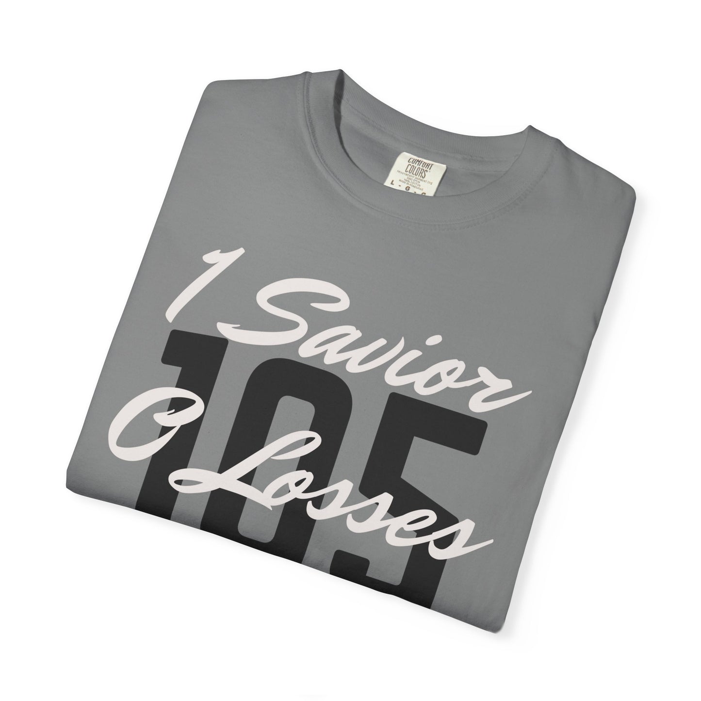 Adult 105 Christian White and Black Letters Heavyweight