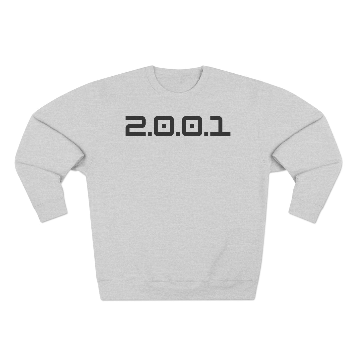 Adult 2001 Christian Black Words Crewneck