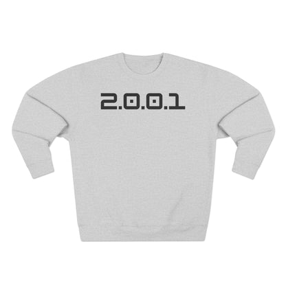 Adult 2001 Christian Black Words Crewneck
