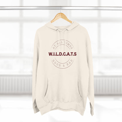Wildcats Christian Marron Letters & Picture Hoodie