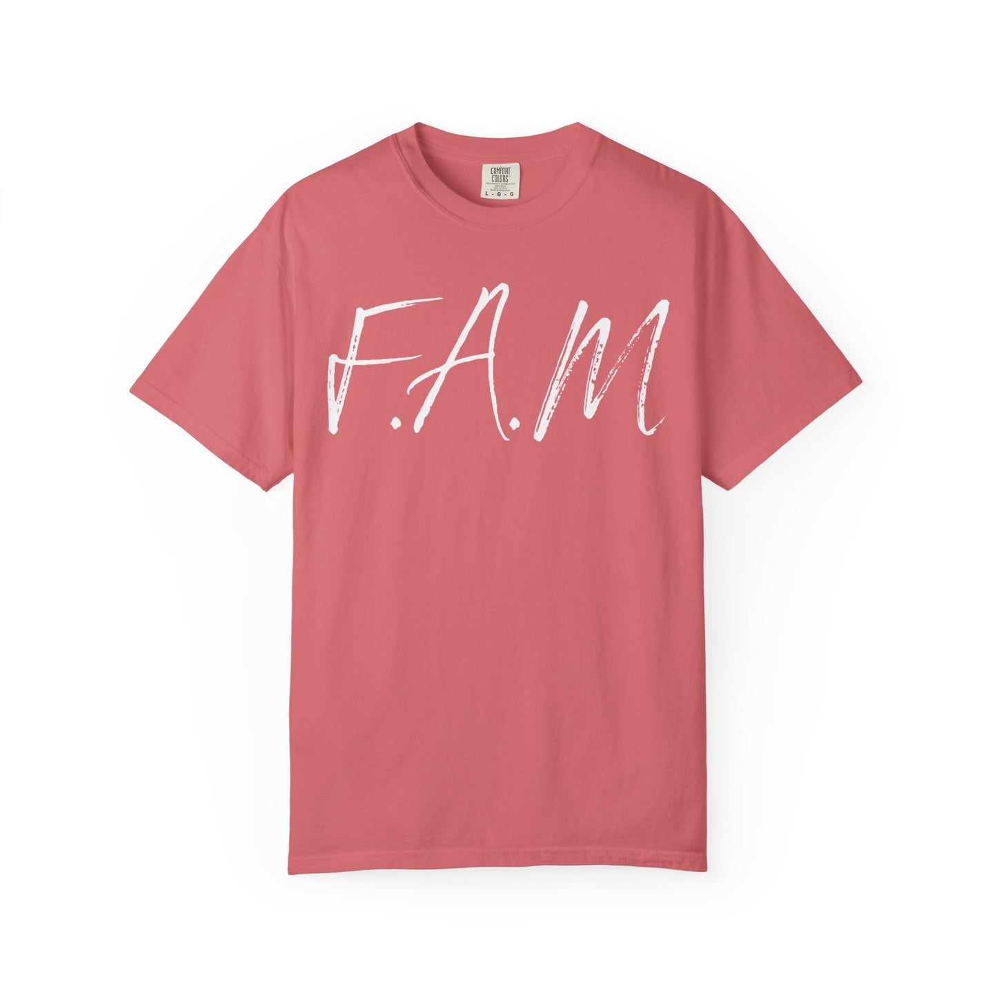Fam Christian White Letters & Image