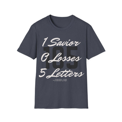 Adult 105 Christian White and Black Letters
