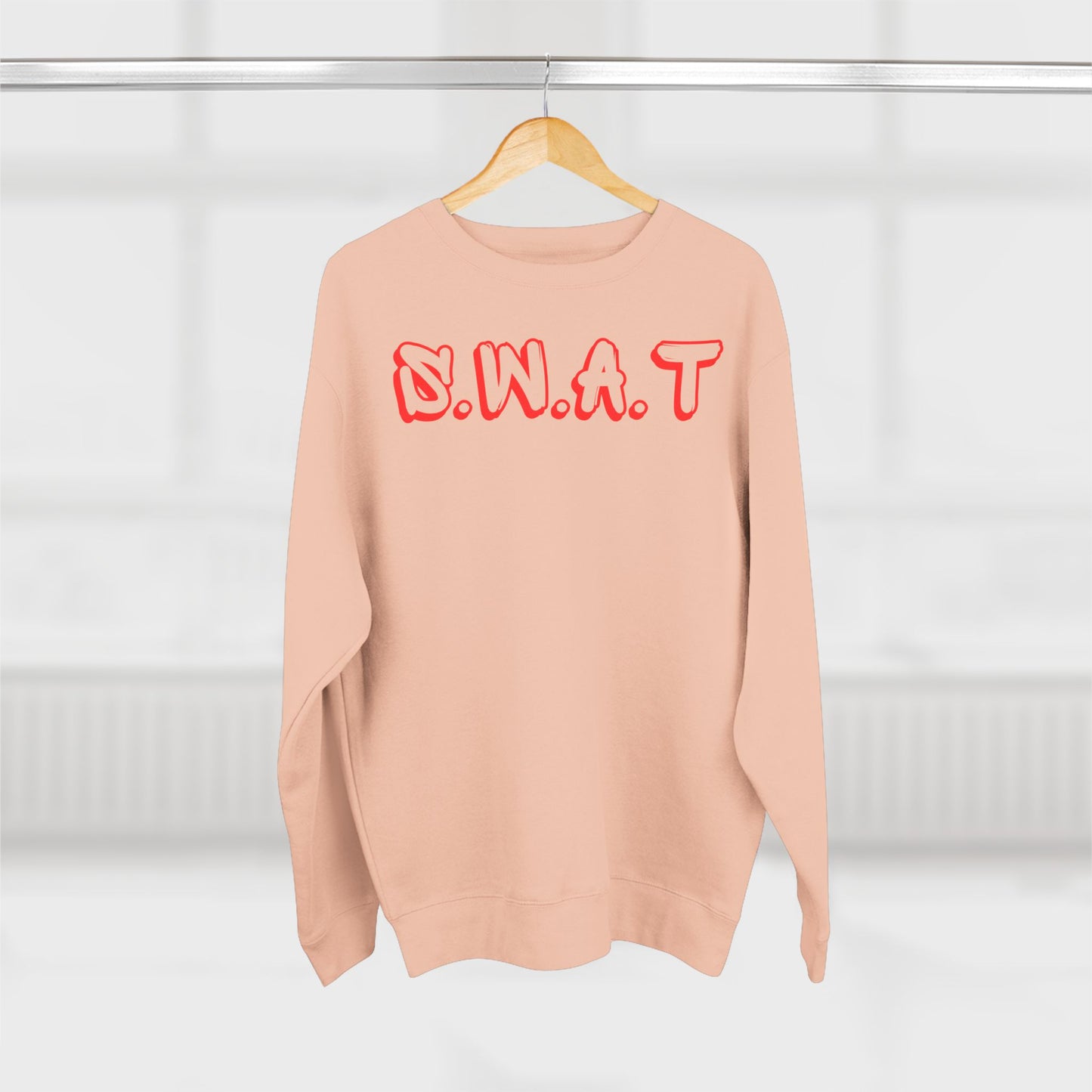 Swat Christian Red Words Crewneck