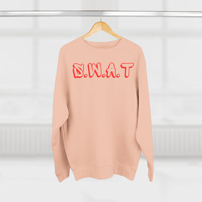 Swat Christian Red Words Crewneck