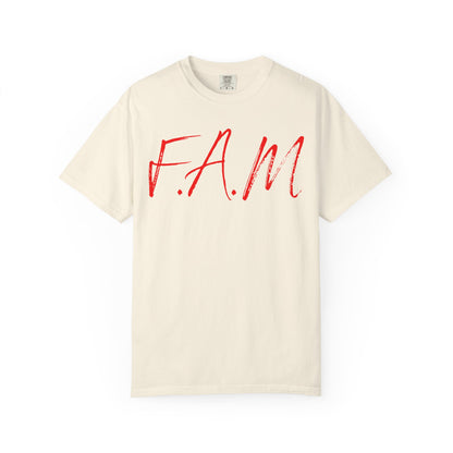 Fam Christian Red Letters & Image
