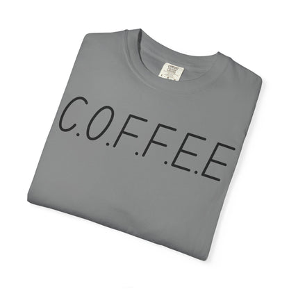 Adult Specialty Coffee Blue Words & Woman Image Heavyweight