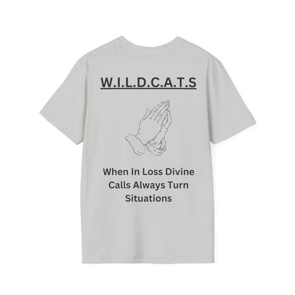 Wildcats Christian Black Letters & Picture