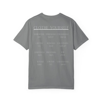 Clothe Yourself White Tshirt(scripture)