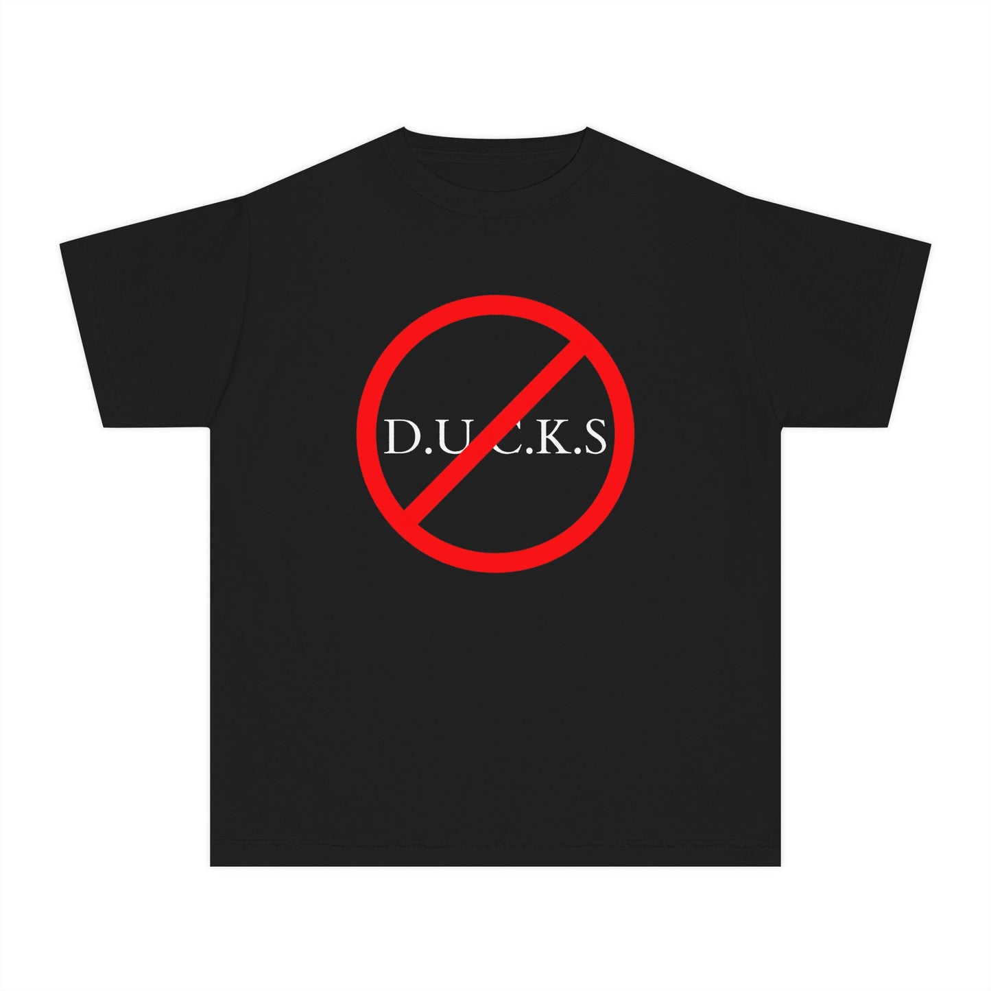 Youth Ducks Christian White Words Heavyweight Tee