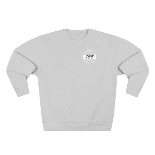 Adult 105 Christian White and Black Letters Crewneck