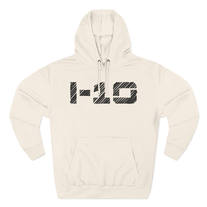 I-10 Christian Black Words Hoodie