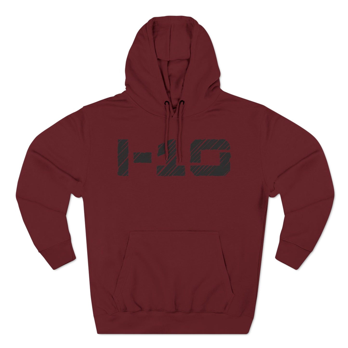I-10 Christian Black Words Hoodie