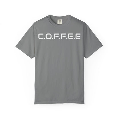 Adult Coffee Christian White Letters & Image