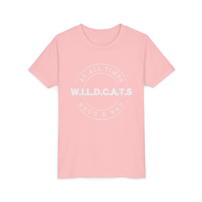 Youth Wildcats Christian White Letters & Picture