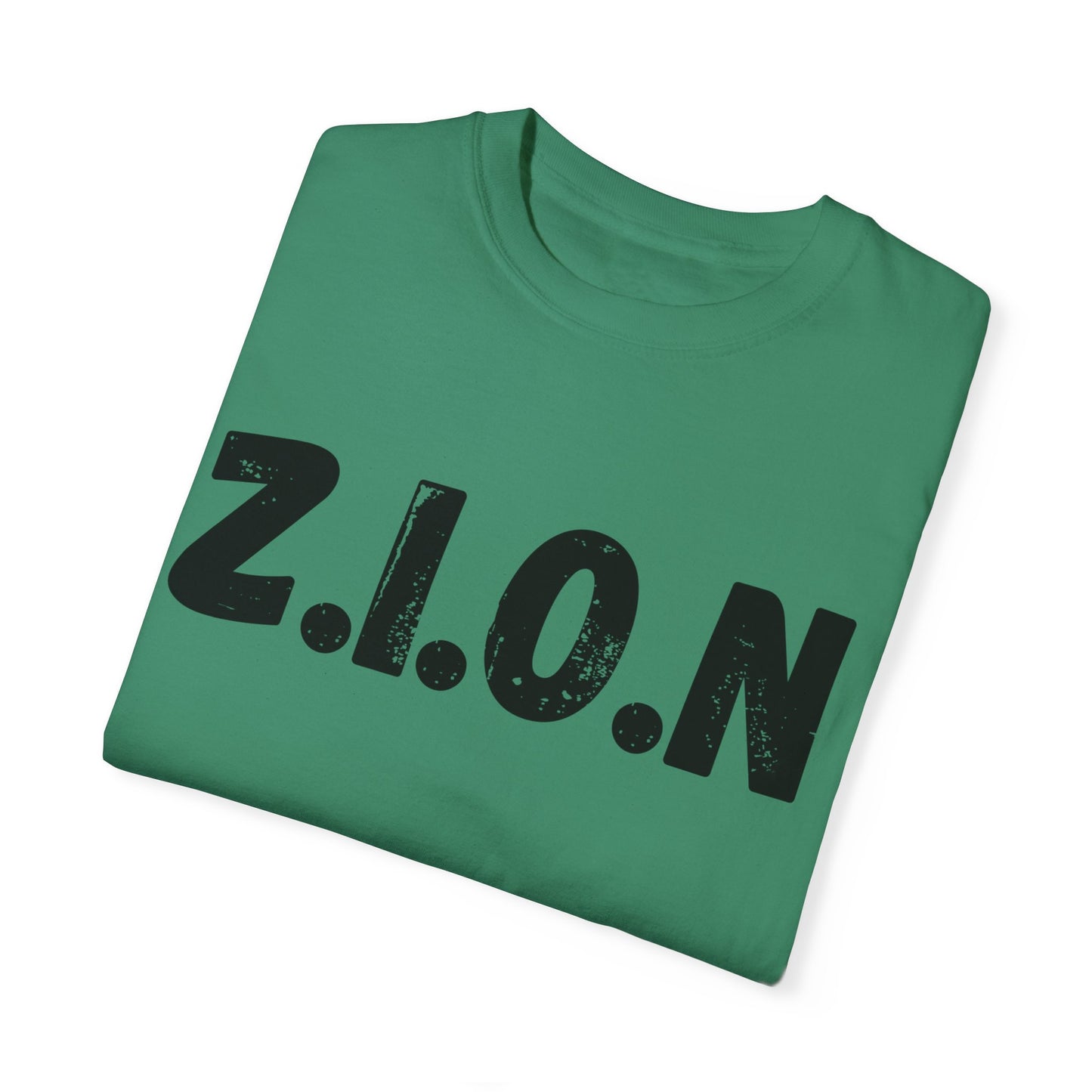Adult Zion Black Words & Image