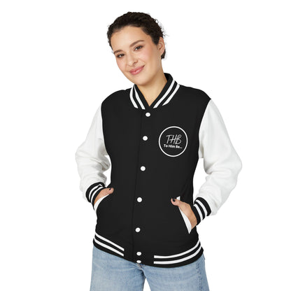 Clothe Yourself White Letterman