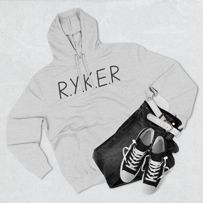 RYKER Christian Black Letters Hoodie
