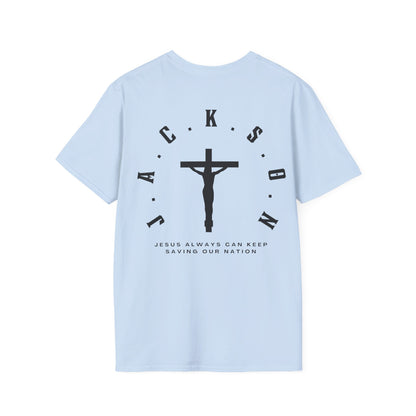 Jackson Believing Christian Black Letters & Cross