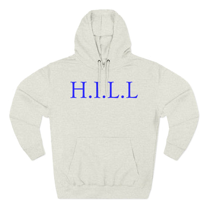 Hill Christian Blue Words Hoodie