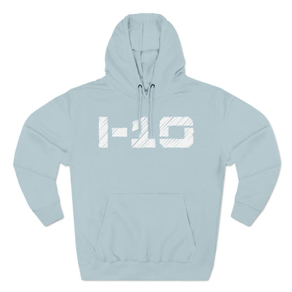 I-10 Christian White Words Hoodie