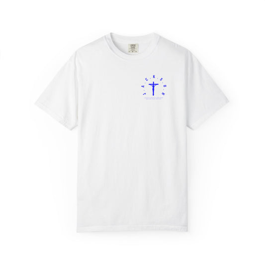 Jackson Believing Christian Blue Letters & Cross