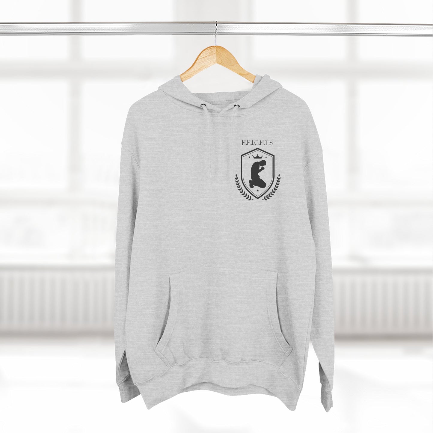 Adult Heights Black Pullover Hoodie