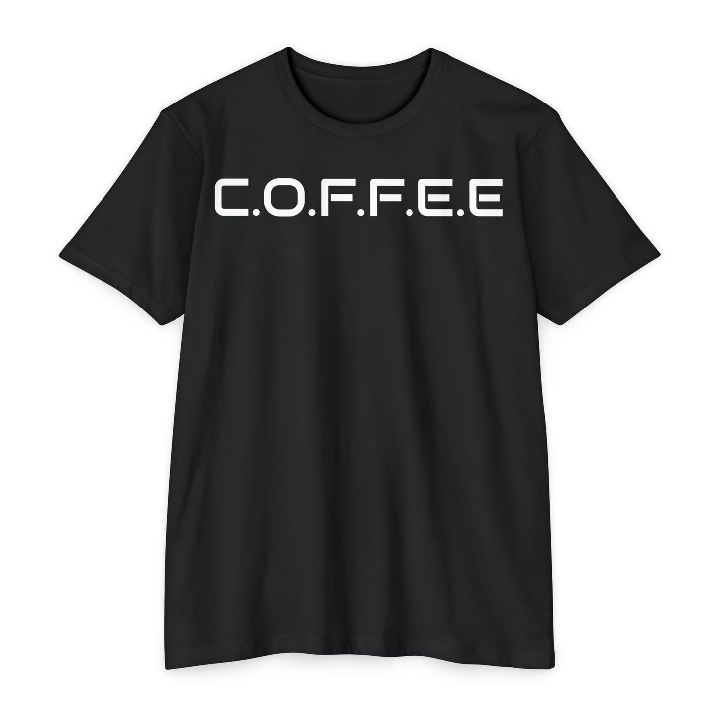 Adult Coffee Christian White Words Only Premium Tee