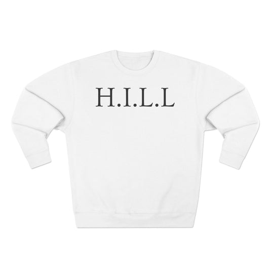 Hill Christian Black Words Crewneck