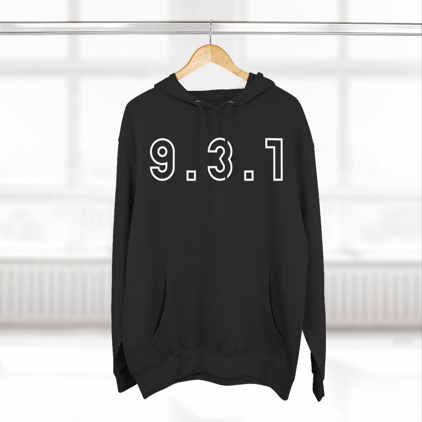 Adult 931 White Pullover Hoodie