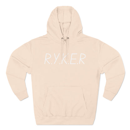 RYKER Christian White Letters Hoodie