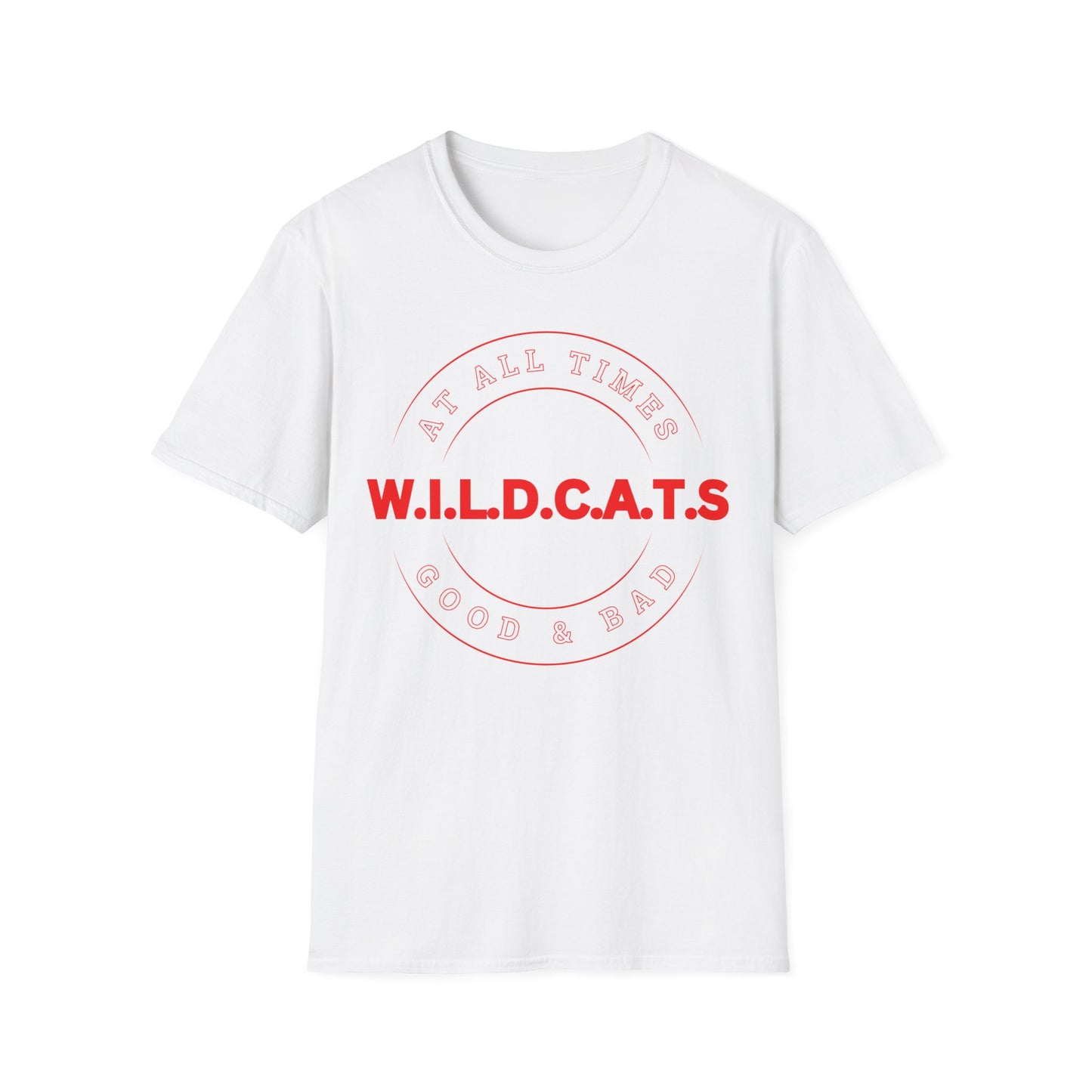 Wildcats Christian Red Letters & Picture