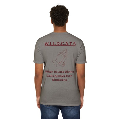 Wildcats Christian Marron Letters & Picture