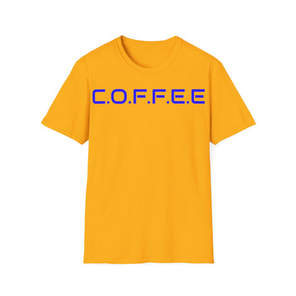 Adult Coffee Christian Blue Words Only