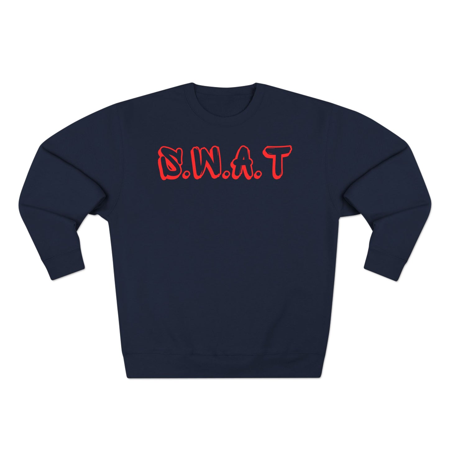 Swat Christian Red Words Crewneck
