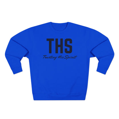 Adult THS Christian Black Letters Crewneck