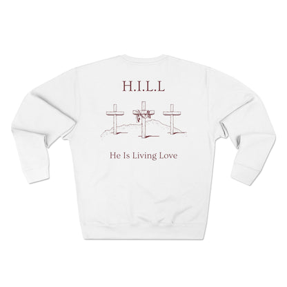 Hill Christian Marron Words Crewneck